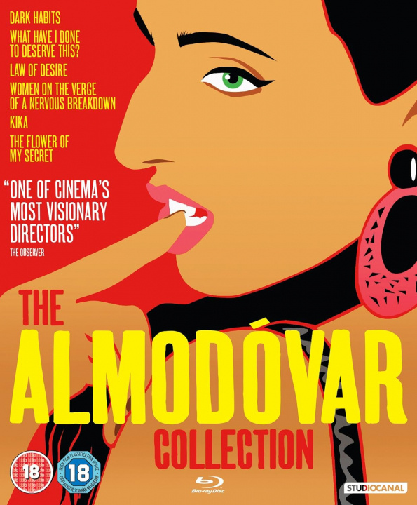 ALMODOVAR COMPLETE COLLECTION - 12 DVD BOX SET ryhmässä KODINELEKTRONIIKKA / Ääni & Kuva / TV & Tarvikkeet / Elokuvat / DVD @ TP E-commerce Nordic AB (D40080)