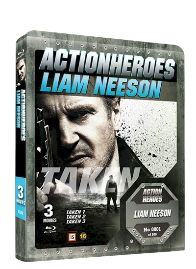 Liam Neeson - Action Heroes Steelbook - Blu-Ray - Ltd. Collectors Edition ryhmässä KODINELEKTRONIIKKA / Ääni & Kuva / TV & Tarvikkeet / Elokuvat / Blu-ray @ TP E-commerce Nordic AB (D40114)