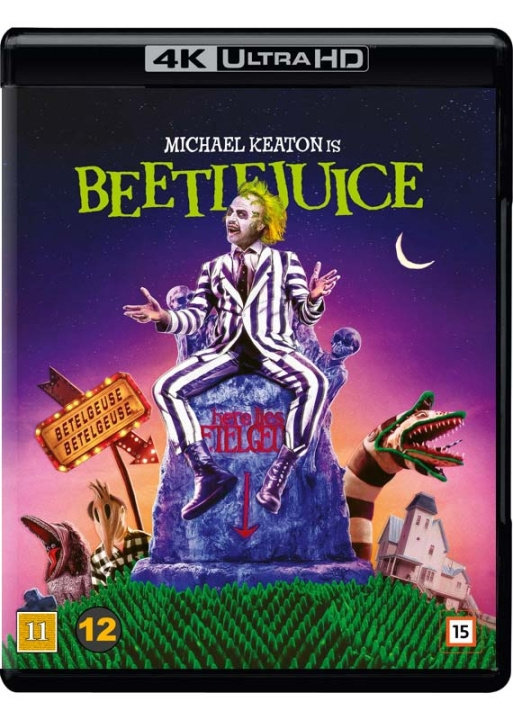 BEETLEJUICE (Michael Keaton) (Blu-ray) ryhmässä KODINELEKTRONIIKKA / Ääni & Kuva / TV & Tarvikkeet / Elokuvat / Blu-ray @ TP E-commerce Nordic AB (D40136)