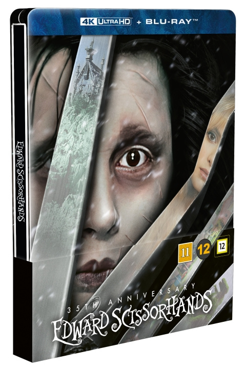 Edward Scissorhands – Steelbook (4K UHD + BD) ryhmässä KODINELEKTRONIIKKA / Ääni & Kuva / TV & Tarvikkeet / Elokuvat / Blu-ray @ TP E-commerce Nordic AB (D40152)