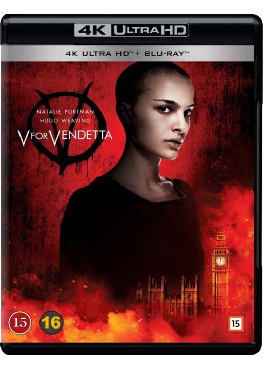 V For Vendetta (4K Ultra HD Blu-ray + Blu-ray) ryhmässä KODINELEKTRONIIKKA / Ääni & Kuva / TV & Tarvikkeet / Elokuvat / Blu-ray @ TP E-commerce Nordic AB (D40185)