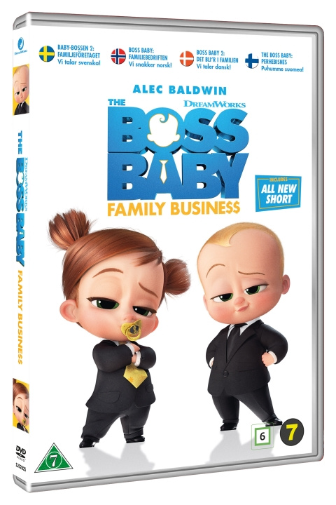 The Boss Baby: Family Business (DVD) ryhmässä KODINELEKTRONIIKKA / Ääni & Kuva / TV & Tarvikkeet / Elokuvat / DVD @ TP E-commerce Nordic AB (D40194)