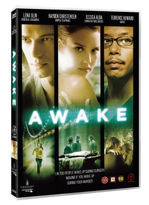 Awake (Hayden Christiensen and Lena Olin) (DVD) ryhmässä KODINELEKTRONIIKKA / Ääni & Kuva / TV & Tarvikkeet / Elokuvat / DVD @ TP E-commerce Nordic AB (D40206)