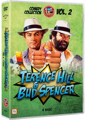 BUD SPENCER & TERENCE HILL -KOMEDIAKOKOELMA (4 DVD:n paketti) TRINITY ryhmässä KODINELEKTRONIIKKA / Ääni & Kuva / TV & Tarvikkeet / Elokuvat / DVD @ TP E-commerce Nordic AB (D40224)