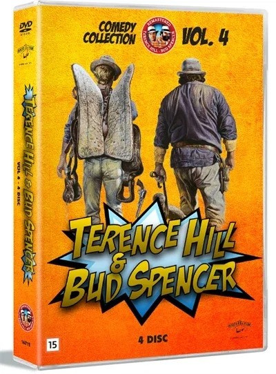 BUD SPENCER & TERENCE HILL COMEDY COLLECTION (4 DVD BOXSET) TRINITY ryhmässä KODINELEKTRONIIKKA / Ääni & Kuva / TV & Tarvikkeet / Elokuvat / DVD @ TP E-commerce Nordic AB (D40226)