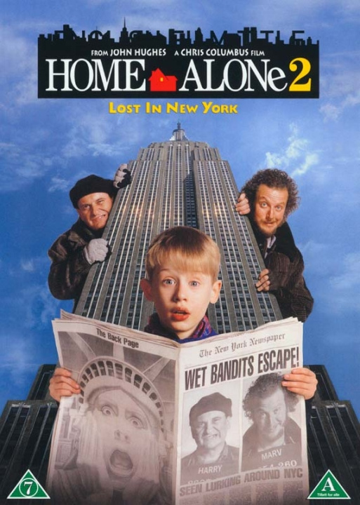 Home Alone 2: Lost in New York - Alene Hjemme 2 (DVD) ryhmässä KODINELEKTRONIIKKA / Ääni & Kuva / TV & Tarvikkeet / Elokuvat / DVD @ TP E-commerce Nordic AB (D40335)