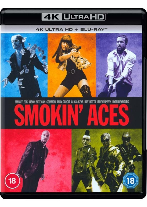 Smokin\' Aces (4K UHD + Blu-Ray) ryhmässä KODINELEKTRONIIKKA / Ääni & Kuva / TV & Tarvikkeet / Elokuvat / Blu-ray @ TP E-commerce Nordic AB (D40372)