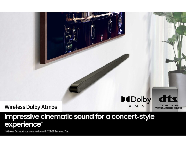 Samsung HW-S700D 3.1 Dolby Atmos Soundbar -äänijärjestelmä ryhmässä KODINELEKTRONIIKKA / Ääni & Kuva / Kotiteatteri, HiFi ja kannettavat / Soundbars @ TP E-commerce Nordic AB (D40395)