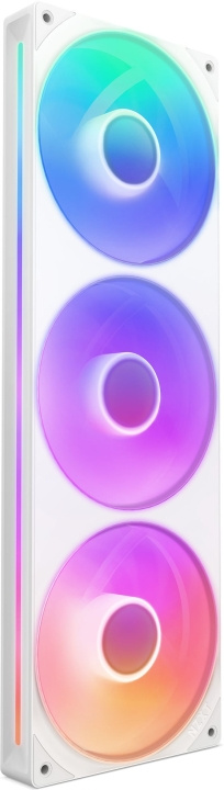 NZXT F360 RGB CORE -tuuletin, 3 * 120 mm, valkoinen ryhmässä TIETOKOONET & TARVIKKEET / Tietokoneen komponentit / Jäähdytys @ TP E-commerce Nordic AB (D40405)