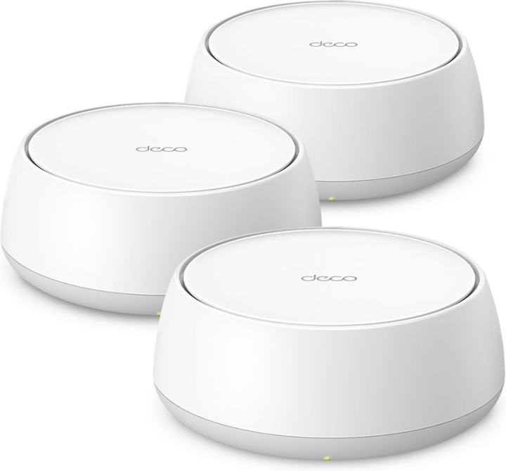 TP-Link Deco BE25 Dual-Band WiFi 7 -Mesh-järjestelmä, 3-pack ryhmässä TIETOKOONET & TARVIKKEET / Verkko / Mesh-verkko @ TP E-commerce Nordic AB (D40422)