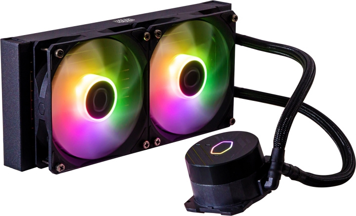 Cooler Master MasterLiquid 240L Core ARGB -nestejäähdytysjärjestelmä, musta ryhmässä TIETOKOONET & TARVIKKEET / Tietokoneen komponentit / Jäähdytys @ TP E-commerce Nordic AB (D40475)