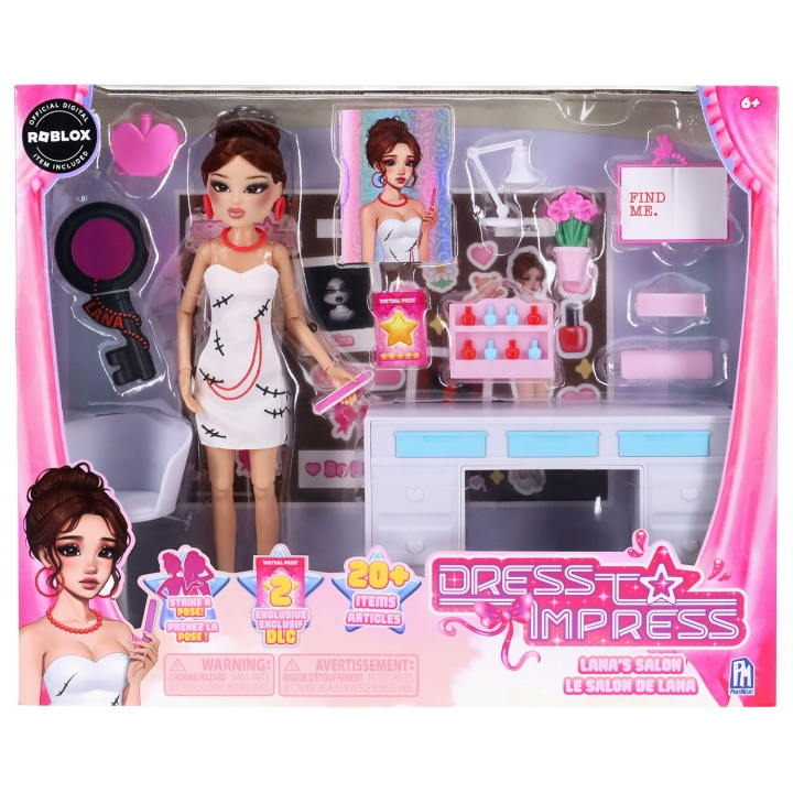 Roblox Nukke Dress to Impress Fashion Doll Deluxe Set Lana ryhmässä LELUT, TUOTTEET LAPSILLE JA VAUVOILLE / Leikkikalut, Askartelu &Pelit / Nuket & Tarvikkeet @ TP E-commerce Nordic AB (D40493)