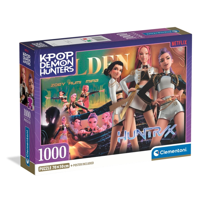 KPop Demon Hunters Palapeli 1000 Pcs KPOP Demon Hunters (2) ryhmässä URHEILU, VAPAA-AIKA JA HARRASTUS / Harrastus / Palapeli @ TP E-commerce Nordic AB (D40572)