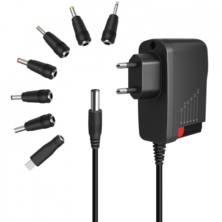 LogiLink Nätadapter 230V-> 3-12V 2A 24W ryhmässä TIETOKOONET & TARVIKKEET / Kannettavat tietokoneet & tarvikkeet / Laturi @ TP E-commerce Nordic AB (D40652)