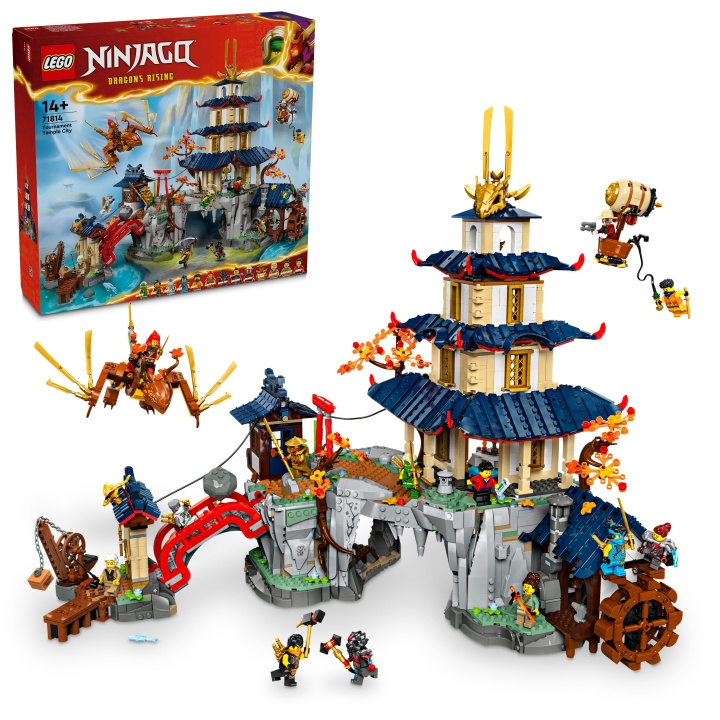 LEGO Ninjago – Turnaustemppelikaupunki (71814) 14-vuotiaat ja ryhmässä LELUT, TUOTTEET LAPSILLE JA VAUVOILLE / Leikkikalut, Askartelu &Pelit / Rakennuslelut / Lego @ TP E-commerce Nordic AB (D40703)