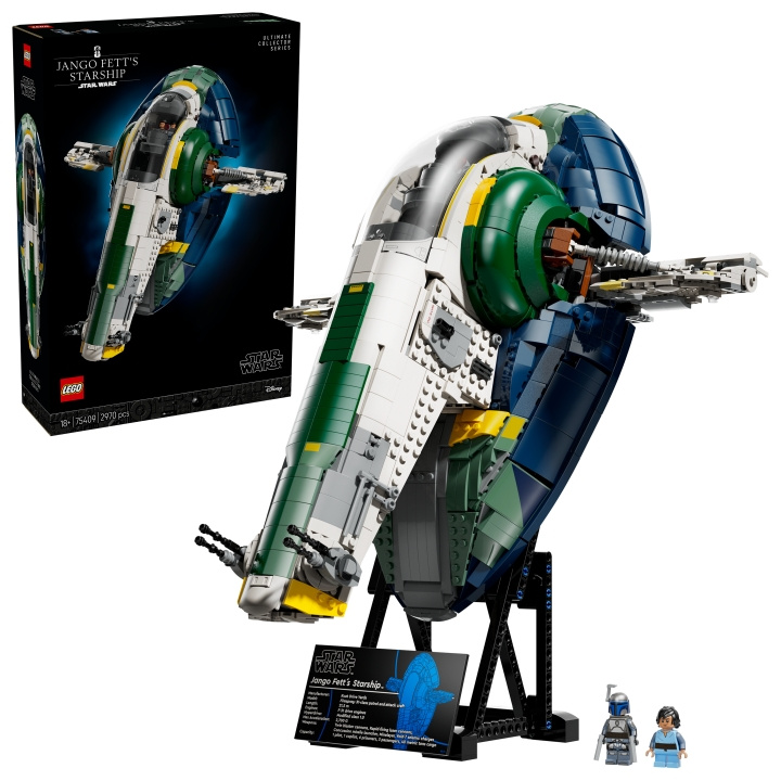 LEGO Star Wars™ – Jango Fettin Firespray-luokan avaruusalus (75409) ryhmässä LELUT, TUOTTEET LAPSILLE JA VAUVOILLE / Leikkikalut, Askartelu &Pelit / Rakennuslelut / Lego @ TP E-commerce Nordic AB (D40708)