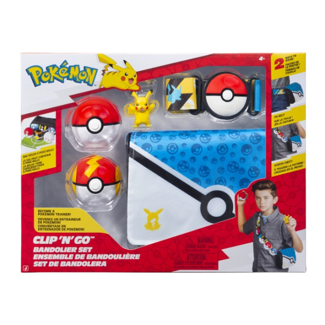 Pokémon Clip N Go -reppusetti Pikachu (PKW4171) ryhmässä LELUT, TUOTTEET LAPSILLE JA VAUVOILLE / Leikkikalut, Askartelu &Pelit / Figuurit, miniatyyrit ja tarvikkeet @ TP E-commerce Nordic AB (D40710)