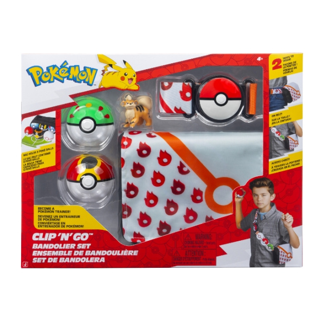 Pokémon Clip N Go -reppusetti: Growlithe (PKW4172) ryhmässä LELUT, TUOTTEET LAPSILLE JA VAUVOILLE / Leikkikalut, Askartelu &Pelit / Figuurit, miniatyyrit ja tarvikkeet @ TP E-commerce Nordic AB (D40711)
