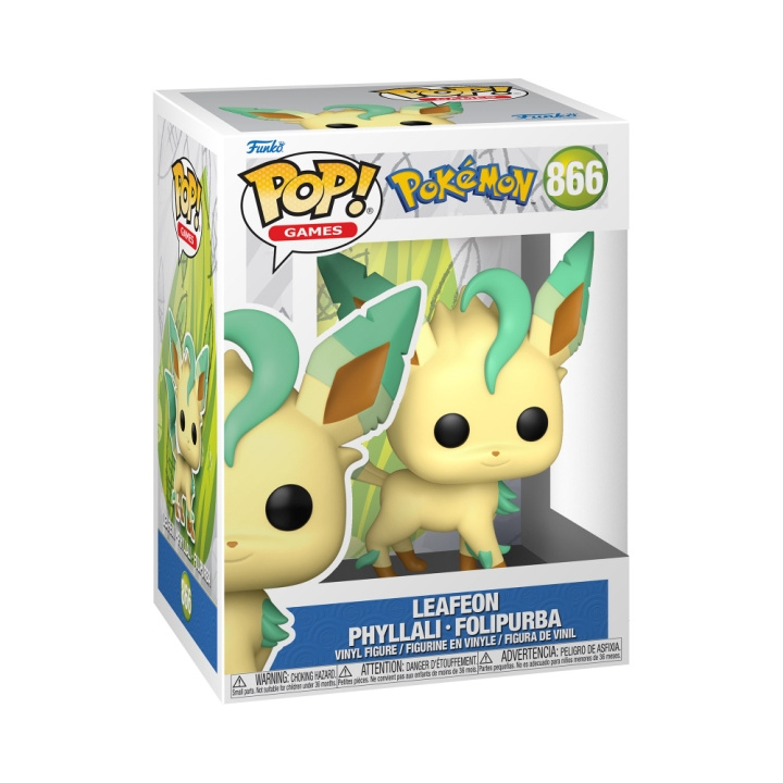 Funko Pop! Pokémon Leafeon (74214) ryhmässä LELUT, TUOTTEET LAPSILLE JA VAUVOILLE / Leikkikalut, Askartelu &Pelit / Figuurit, miniatyyrit ja tarvikkeet @ TP E-commerce Nordic AB (D40728)