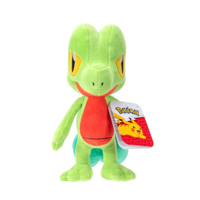 Pokémon 20 cm:n Treecko-pehmolelu (PKW3461) ryhmässä LELUT, TUOTTEET LAPSILLE JA VAUVOILLE / Lelut vauvoille (0-3v) / Pehmolelut @ TP E-commerce Nordic AB (D40729)
