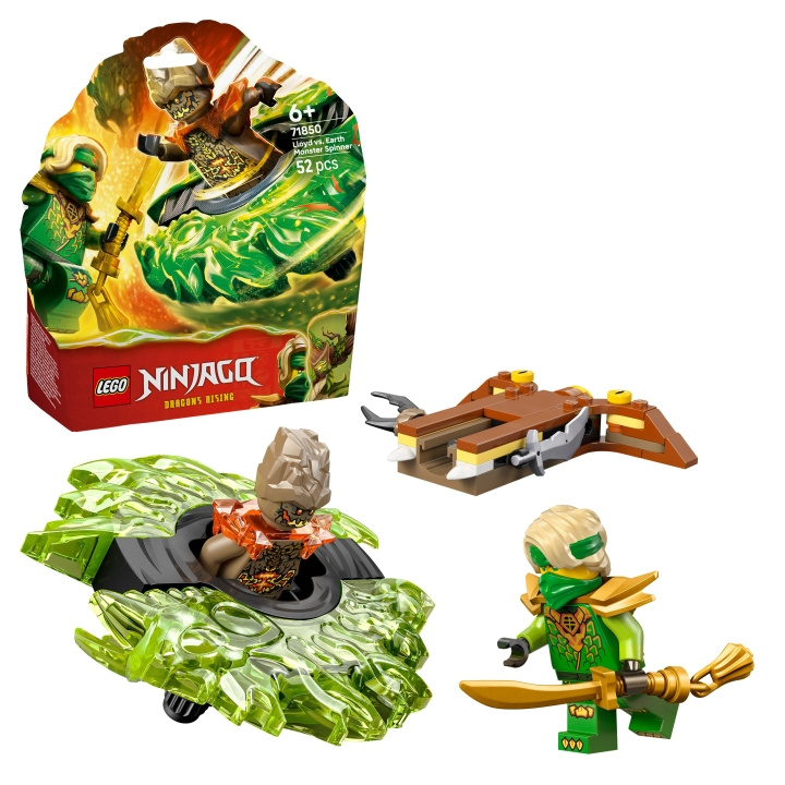 LEGO Ninjago – Lloyd vs. Maamonsteri -spinner (71850) ryhmässä LELUT, TUOTTEET LAPSILLE JA VAUVOILLE / Leikkikalut, Askartelu &Pelit / Rakennuslelut / Lego @ TP E-commerce Nordic AB (D40732)