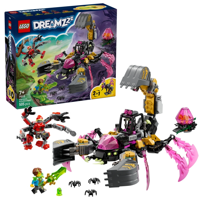 LEGO DREAMZzz – Painajais-skorpionikaivukone (71513) ryhmässä LELUT, TUOTTEET LAPSILLE JA VAUVOILLE / Leikkikalut, Askartelu &Pelit / Rakennuslelut / Lego @ TP E-commerce Nordic AB (D40737)