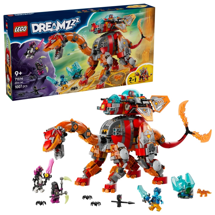 LEGO DREAMZzz – Dino Jet (71514) ryhmässä LELUT, TUOTTEET LAPSILLE JA VAUVOILLE / Leikkikalut, Askartelu &Pelit / Rakennuslelut / Lego @ TP E-commerce Nordic AB (D40738)