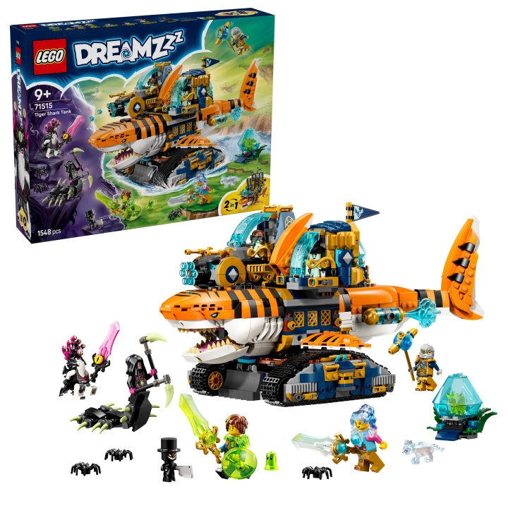 LEGO DREAMZzz – Tiikerihain akvaario (71515) ryhmässä LELUT, TUOTTEET LAPSILLE JA VAUVOILLE / Leikkikalut, Askartelu &Pelit / Rakennuslelut / Lego @ TP E-commerce Nordic AB (D40739)
