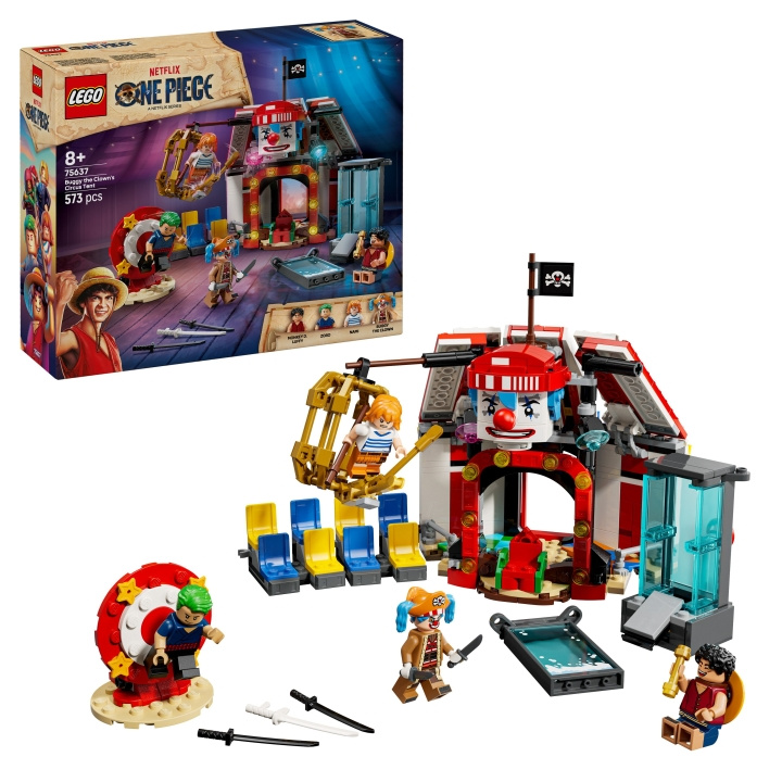 LEGO ONE PIECE – Klovni Buggyn sirkusteltta (75637) ryhmässä LELUT, TUOTTEET LAPSILLE JA VAUVOILLE / Leikkikalut, Askartelu &Pelit / Rakennuslelut / Lego @ TP E-commerce Nordic AB (D40757)