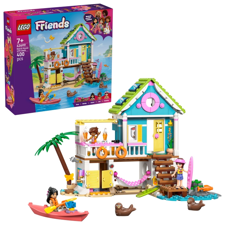 LEGO LEGO Friends – Hylkeitä sisältävä rantatalo (42699) ryhmässä LELUT, TUOTTEET LAPSILLE JA VAUVOILLE / Leikkikalut, Askartelu &Pelit / Rakennuslelut / Lego @ TP E-commerce Nordic AB (D40758)