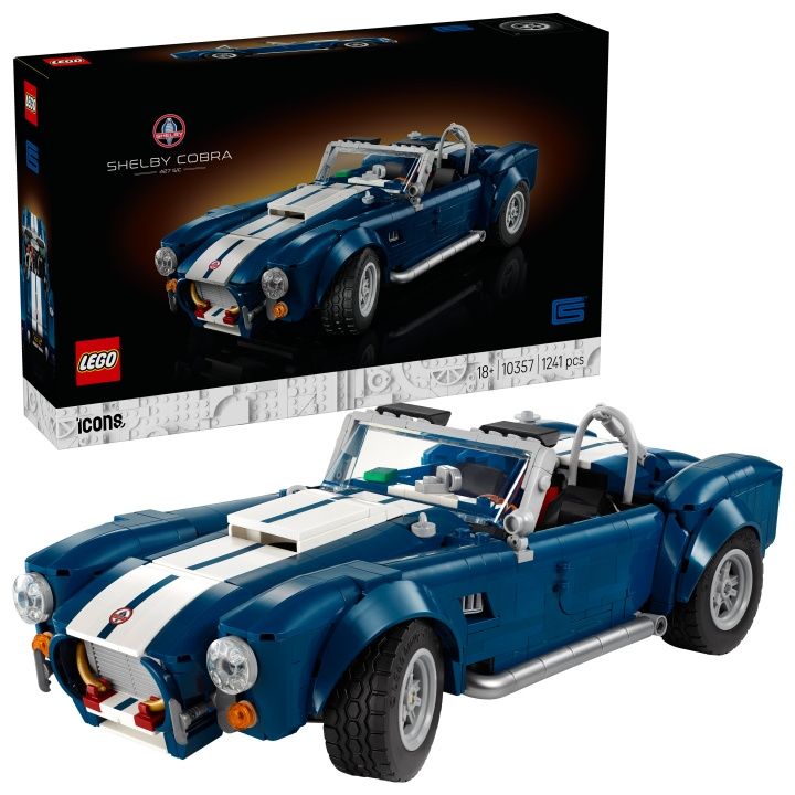 LEGO Icons – Shelby Cobra 427 S/C (10357) ryhmässä LELUT, TUOTTEET LAPSILLE JA VAUVOILLE / Leikkikalut, Askartelu &Pelit / Rakennuslelut / Lego @ TP E-commerce Nordic AB (D40775)
