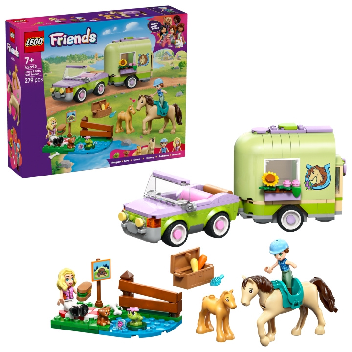 LEGO LEGO Friends – Hevosen ja varsan kuljetusvaunu (42695) ryhmässä LELUT, TUOTTEET LAPSILLE JA VAUVOILLE / Leikkikalut, Askartelu &Pelit / Rakennuslelut / Lego @ TP E-commerce Nordic AB (D40781)