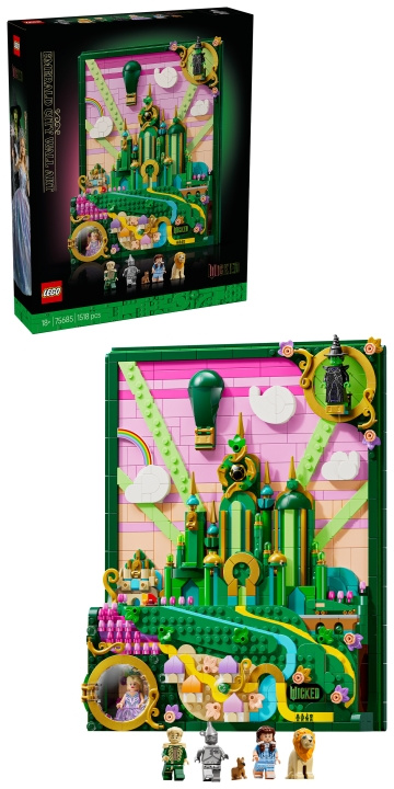 LEGO Wicked – Emerald City -seinäkoriste (75685) ryhmässä LELUT, TUOTTEET LAPSILLE JA VAUVOILLE / Leikkikalut, Askartelu &Pelit / Rakennuslelut / Lego @ TP E-commerce Nordic AB (D40790)