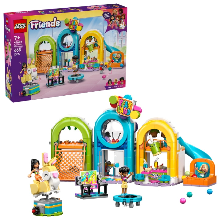 LEGO LEGO Friends – Hauska sisäleikkipaikka (42686) ryhmässä LELUT, TUOTTEET LAPSILLE JA VAUVOILLE / Leikkikalut, Askartelu &Pelit / Rakennuslelut / Lego @ TP E-commerce Nordic AB (D40793)
