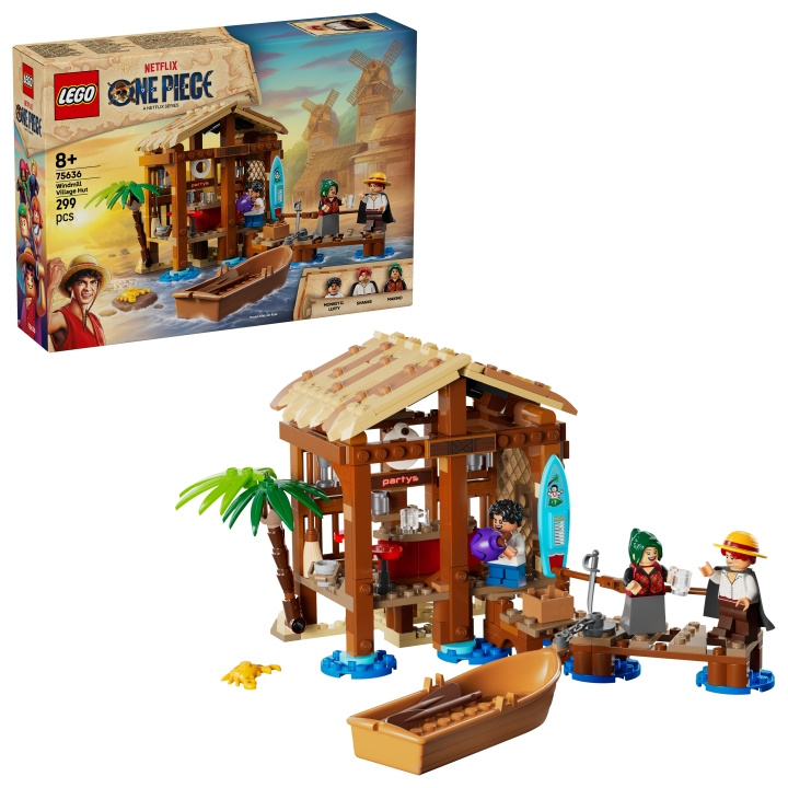 LEGO ONE PIECE – Tuulimyllykylän mökki (75636) ryhmässä LELUT, TUOTTEET LAPSILLE JA VAUVOILLE / Leikkikalut, Askartelu &Pelit / Rakennuslelut / Lego @ TP E-commerce Nordic AB (D40798)