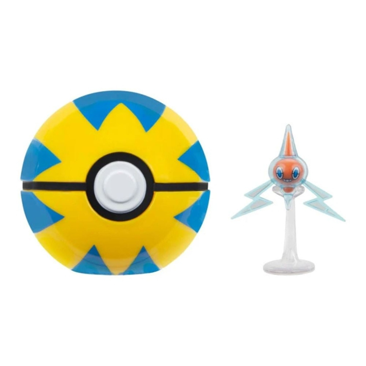 Pokémon Clip N Go Rotom Quick Ball W21 (PKW4155) ryhmässä LELUT, TUOTTEET LAPSILLE JA VAUVOILLE / Leikkikalut, Askartelu &Pelit / Figuurit, miniatyyrit ja tarvikkeet @ TP E-commerce Nordic AB (D40820)