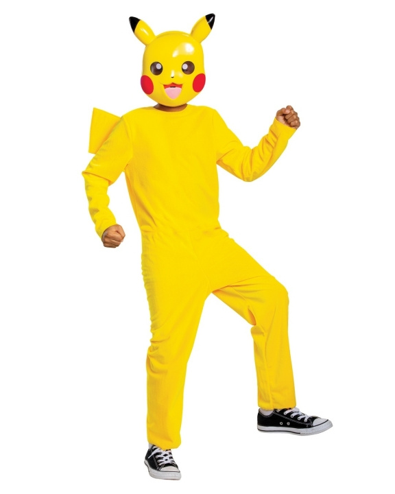 Disguise Pokémon Pikachu -klassinen puku (128 cm) ryhmässä LELUT, TUOTTEET LAPSILLE JA VAUVOILLE / Leikkikalut, Askartelu &Pelit / Naamiaisasut @ TP E-commerce Nordic AB (D40836)