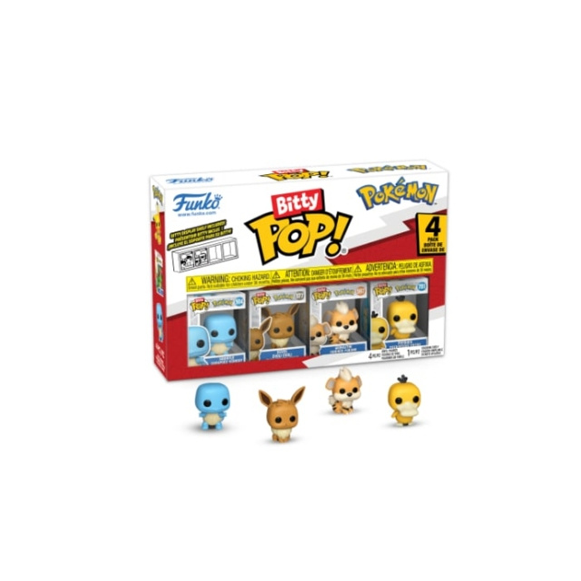 Funko Pop! Bitty POP 4PK Pokemon Squirtle (81135) ryhmässä LELUT, TUOTTEET LAPSILLE JA VAUVOILLE / Leikkikalut, Askartelu &Pelit / Figuurit, miniatyyrit ja tarvikkeet @ TP E-commerce Nordic AB (D40838)