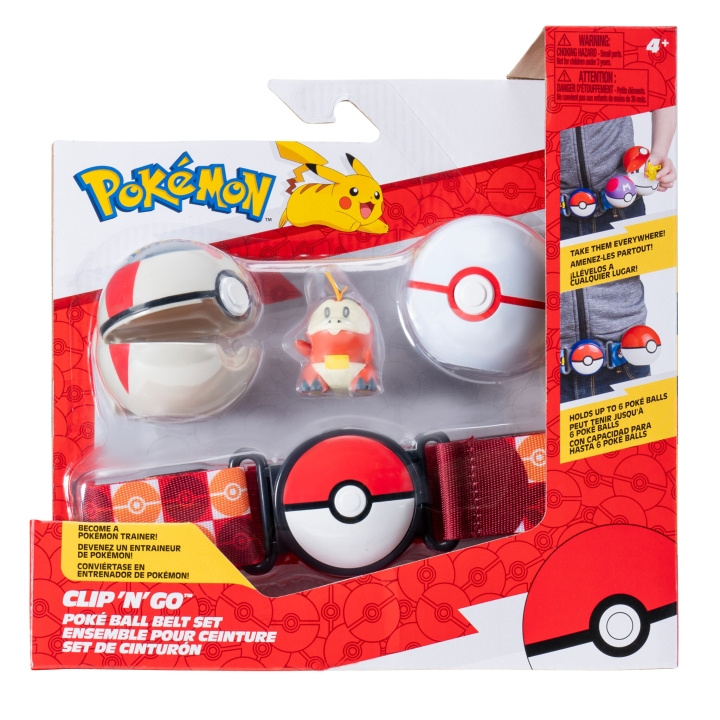 Pokémon Clip N Go -vyösetti Fuecoco (PKW4169) ryhmässä LELUT, TUOTTEET LAPSILLE JA VAUVOILLE / Leikkikalut, Askartelu &Pelit / Figuurit, miniatyyrit ja tarvikkeet @ TP E-commerce Nordic AB (D40840)