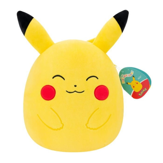 Squishmallows Pokémon 25 cm Happy Pikachu (SQPK00055) ryhmässä LELUT, TUOTTEET LAPSILLE JA VAUVOILLE / Lelut vauvoille (0-3v) / Pehmolelut @ TP E-commerce Nordic AB (D40842)