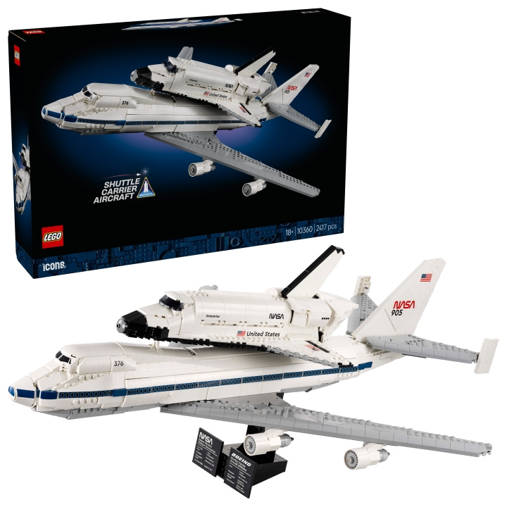 LEGO Icons – Shuttle Carrier Aircraft (10360) ryhmässä LELUT, TUOTTEET LAPSILLE JA VAUVOILLE / Leikkikalut, Askartelu &Pelit / Rakennuslelut / Lego @ TP E-commerce Nordic AB (D40846)