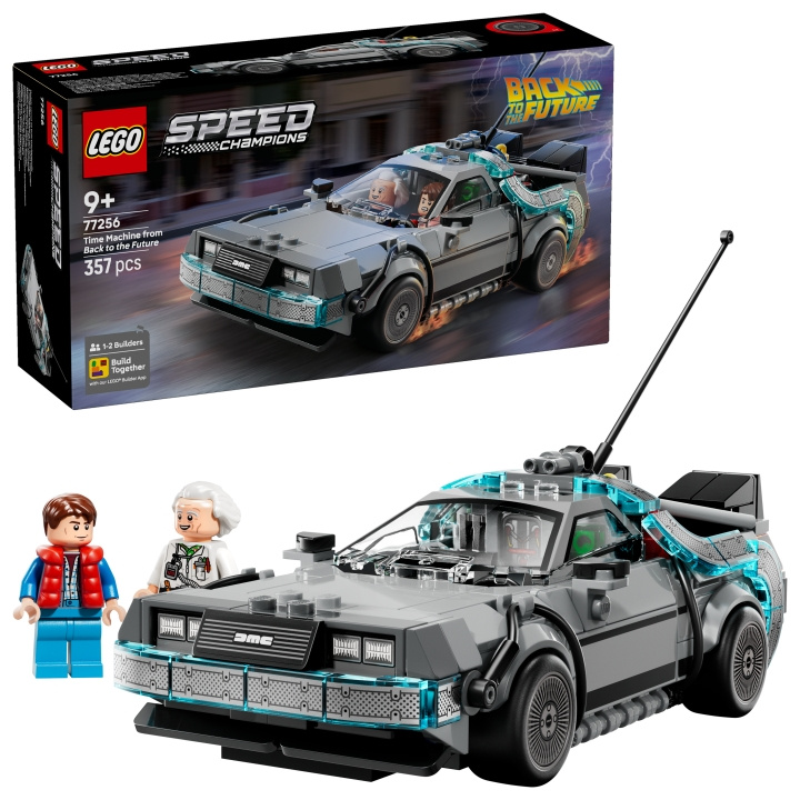 LEGO Speed Champions – Paluu tulevaisuuteen -elokuvan aikakone (77256) ryhmässä LELUT, TUOTTEET LAPSILLE JA VAUVOILLE / Leikkikalut, Askartelu &Pelit / Rakennuslelut / Lego @ TP E-commerce Nordic AB (D40851)
