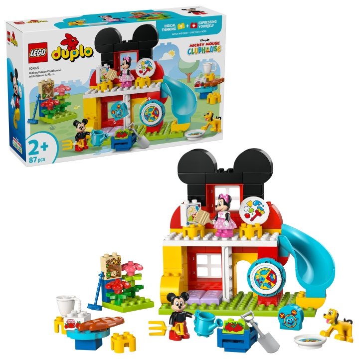 LEGO DUPLO Disney™ – Mikki Hiiren klubitalo Minnien ja Pluton kanssa (10465) ryhmässä LELUT, TUOTTEET LAPSILLE JA VAUVOILLE / Leikkikalut, Askartelu &Pelit / Rakennuslelut / Lego @ TP E-commerce Nordic AB (D40866)