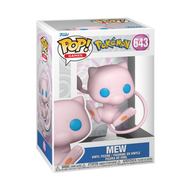 Funko Pop! Pokémon Mew (74221) ryhmässä LELUT, TUOTTEET LAPSILLE JA VAUVOILLE / Leikkikalut, Askartelu &Pelit / Figuurit, miniatyyrit ja tarvikkeet @ TP E-commerce Nordic AB (D40876)