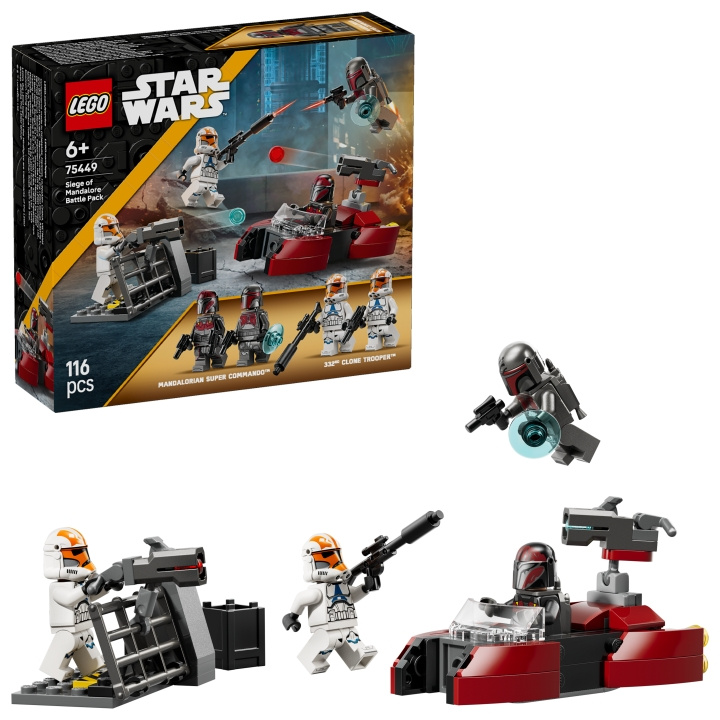 LEGO Star Wars™ – Mandaloren piiritys -taistelupaketti (75449) ryhmässä LELUT, TUOTTEET LAPSILLE JA VAUVOILLE / Leikkikalut, Askartelu &Pelit / Rakennuslelut / Lego @ TP E-commerce Nordic AB (D40880)