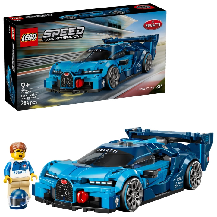 LEGO Speed Champions – Bugatti Vision GT Hyper Sports Car (77253) ryhmässä LELUT, TUOTTEET LAPSILLE JA VAUVOILLE / Leikkikalut, Askartelu &Pelit / Rakennuslelut / Lego @ TP E-commerce Nordic AB (D40888)