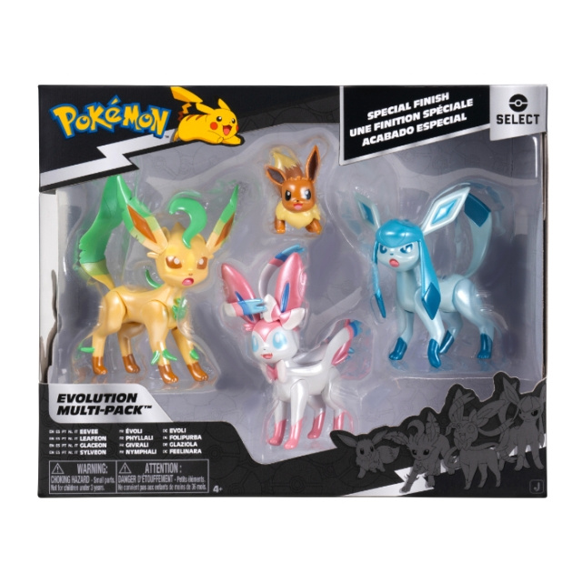 Pokémon Select Eeveelution Multipack (PKW4224) ryhmässä LELUT, TUOTTEET LAPSILLE JA VAUVOILLE / Leikkikalut, Askartelu &Pelit / Figuurit, miniatyyrit ja tarvikkeet @ TP E-commerce Nordic AB (D40903)