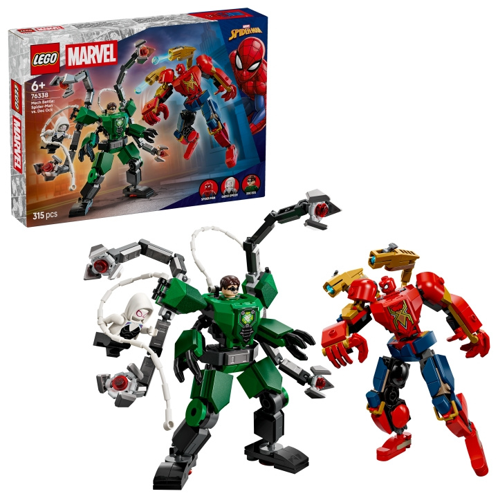 LEGO Super Heroes – Mech Battle: Spider-Man vs. Doc Ock (76338) ryhmässä LELUT, TUOTTEET LAPSILLE JA VAUVOILLE / Leikkikalut, Askartelu &Pelit / Rakennuslelut / Lego @ TP E-commerce Nordic AB (D40913)