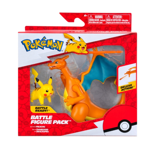 Pokémon Figuurisarja 2 kpl: Charizard ja Pikachu (PKW3459) ryhmässä LELUT, TUOTTEET LAPSILLE JA VAUVOILLE / Leikkikalut, Askartelu &Pelit / Figuurit, miniatyyrit ja tarvikkeet @ TP E-commerce Nordic AB (D40916)