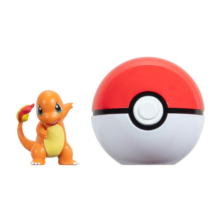 Pokémon Clip N Go Charmander ja Poképallo (PKW3635) ryhmässä LELUT, TUOTTEET LAPSILLE JA VAUVOILLE / Leikkikalut, Askartelu &Pelit / Figuurit, miniatyyrit ja tarvikkeet @ TP E-commerce Nordic AB (D40924)